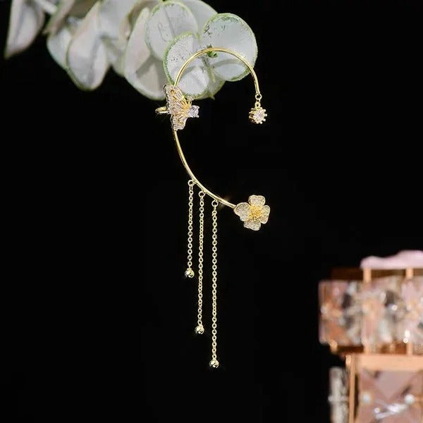 -Butterfly Tassel Style Zircon Earrings | Perfect Gift🎁