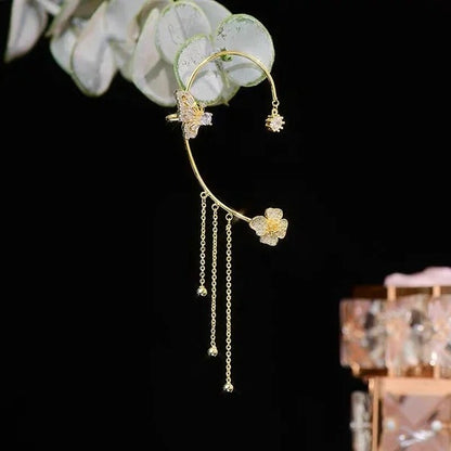 -Butterfly Tassel Style Zircon Earrings | Perfect Gift🎁
