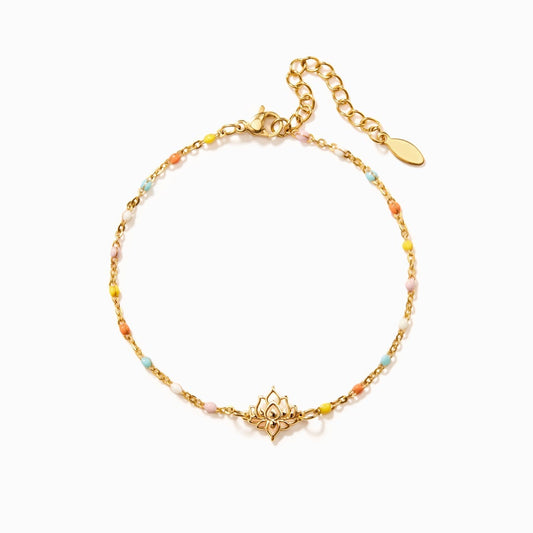 Same Girl Same Name Lotus Bracelet