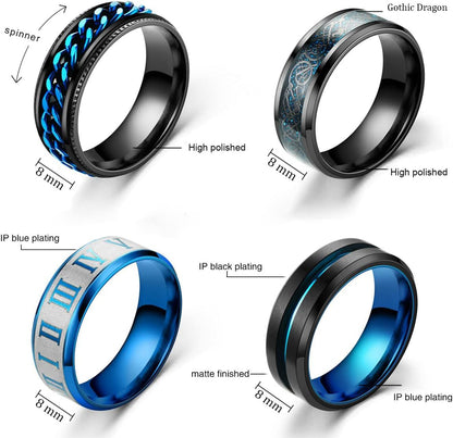 Rotating Collection Rings