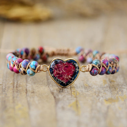 Passionate Heart Jasper Bracelet - The best gift for loved ones
