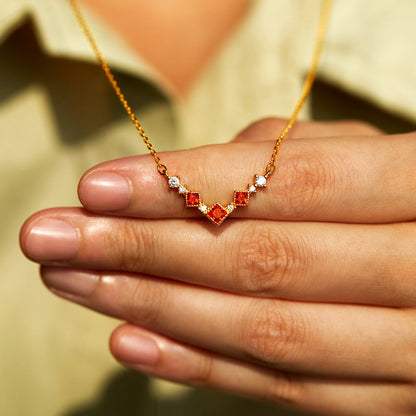 This Girl Is On Fire Flame Necklace