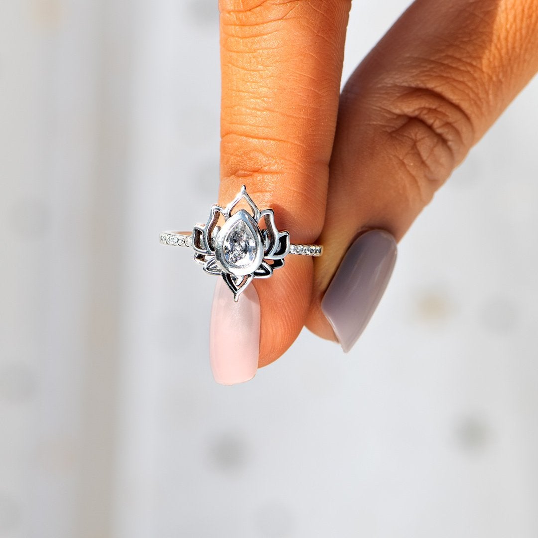 You Are My Spiritual Enlightenment Lotus Ring