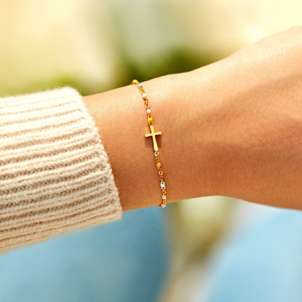 To My Love Cross Bracelet