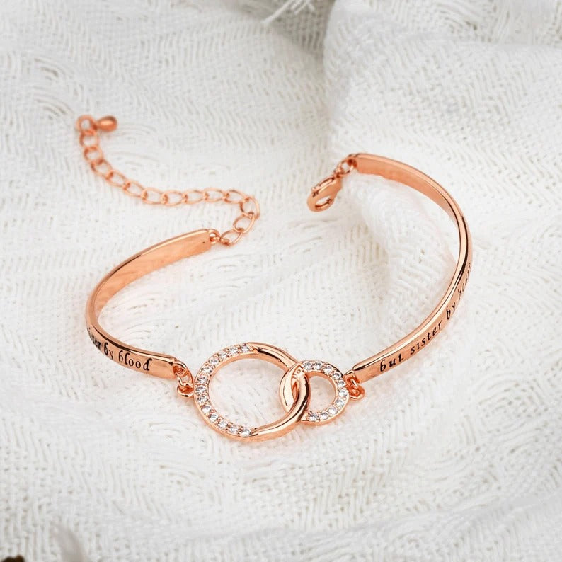 To My Best Friend Linked Together Interlocking Bracelet