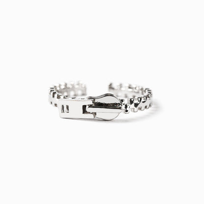 Mom Holds Us Together Zipper Ring