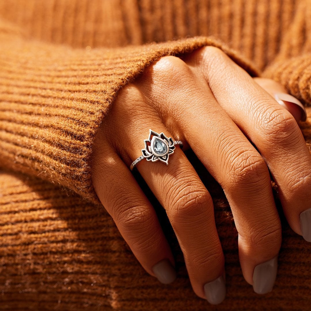 You Are My Spiritual Enlightenment Lotus Ring