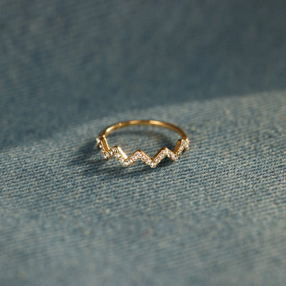 925 Sterling Silver To Daughter From Mom Highs And Lows Ring