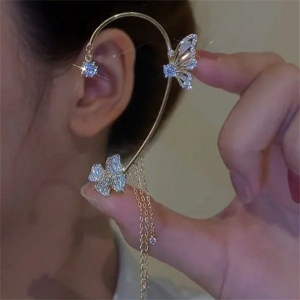 -Butterfly Tassel Style Zircon Earrings | Perfect Gift🎁