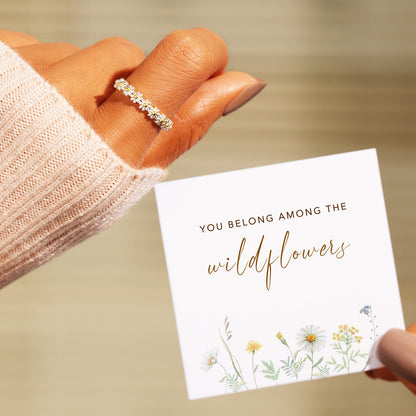 DAISY RING - Gift For Loved One, S925 Sterling Silver