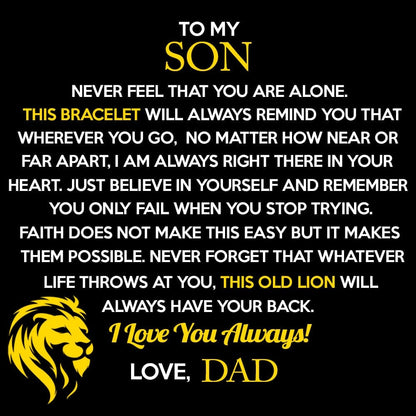 Lion Bracelet - Son Dad