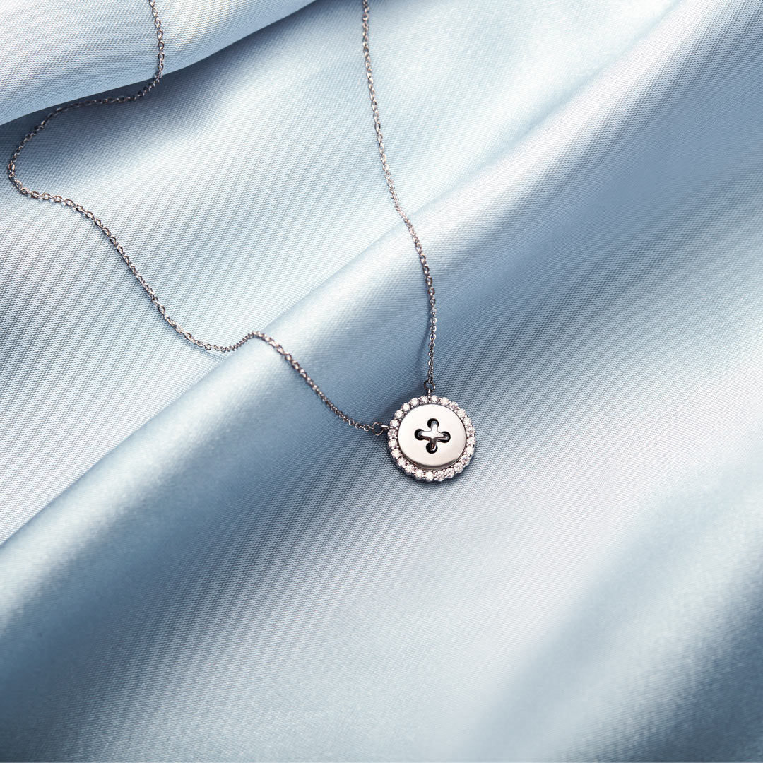 You Are Cute As A Button Necklace