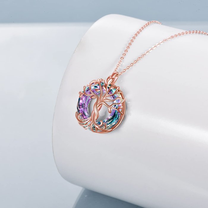 For Mom - Mother is the Family Root Tree Necklace