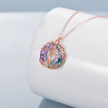For Mom - Mother is the Family Root Tree Necklace