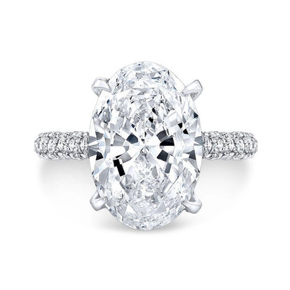 The Ring of Your Dreams - Oval Solitaire Moissanite Ring
