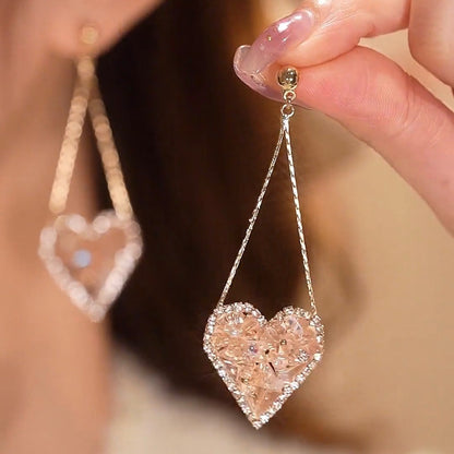 💘Crystal Heart Gradient Earrings