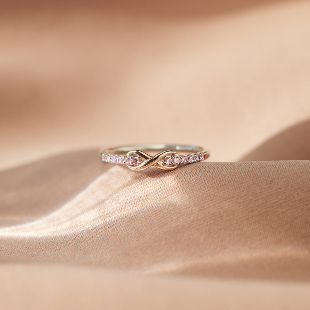 Grandmother & Granddaughter Forever Linked Together Ring