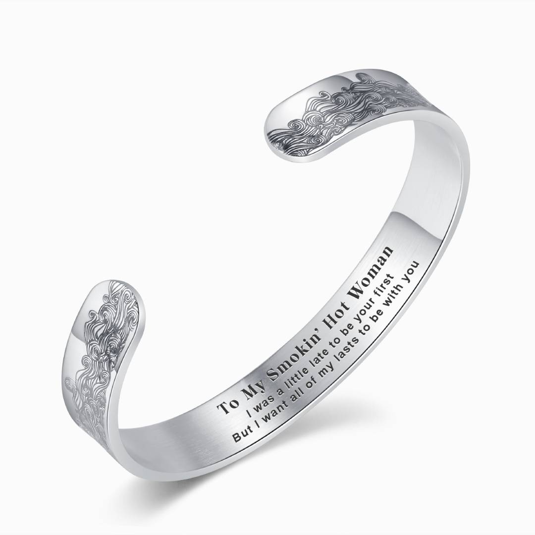 To My Wife, I Want All Of My Lasts To Be With You Bracelet