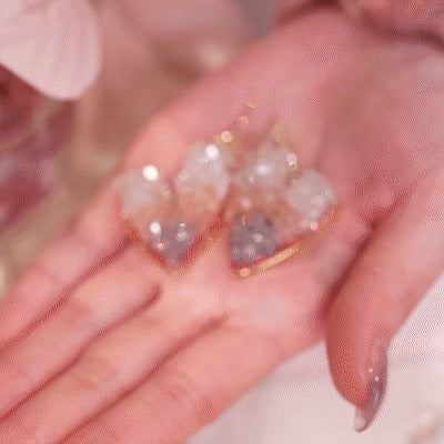 ✨Crystal Heart Gradient Earrings