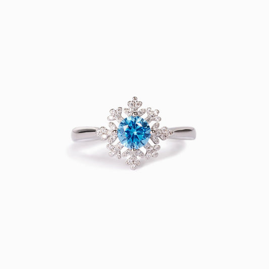 To My Wife Snowflakes Ring