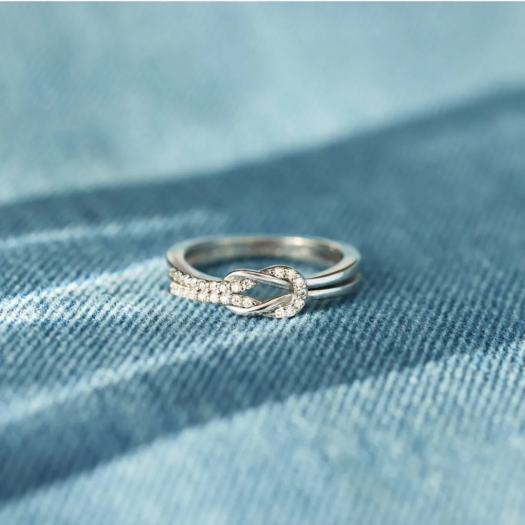 To My Granddaughter - Keep Me In Your Heart Infinity S925 Ring