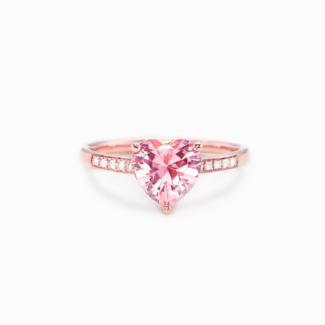 Go With All Your Heart Solitaire Ring