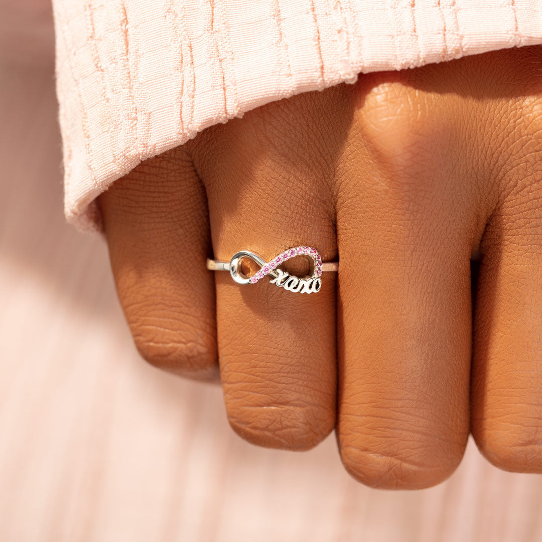 Grandma Never Runs Out of Hugs & Kisses XOXO Ring