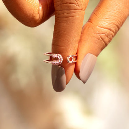 Drive Safe, Mom Safety Pin Ring