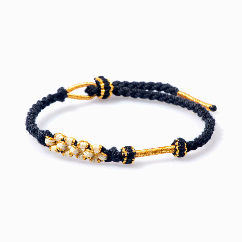 TO MY GRANDDAUGHTER "A LINK THAT CAN NEVER BE UNDONE" PEACH BLOSSOM BRACELET