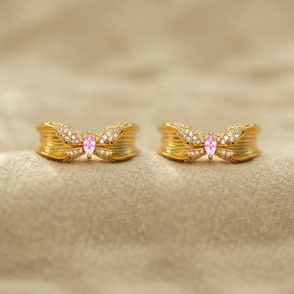 Mother & Daughter Vintage Butterfly Ring
