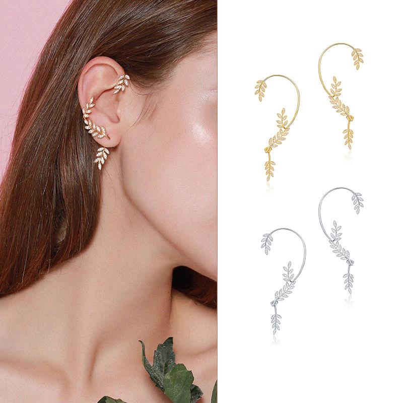 FANCY LEAF EAR CUFF