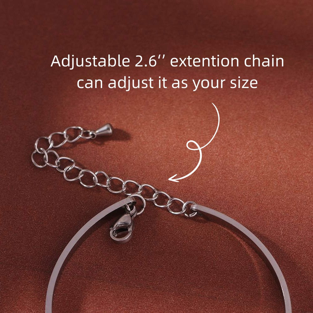 The Love Between Aunt & Niece Is Forever Heart Bracelet
