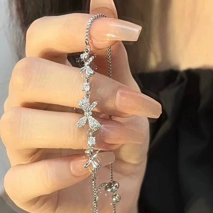FLORAL BOW AND STAR BRACELET
