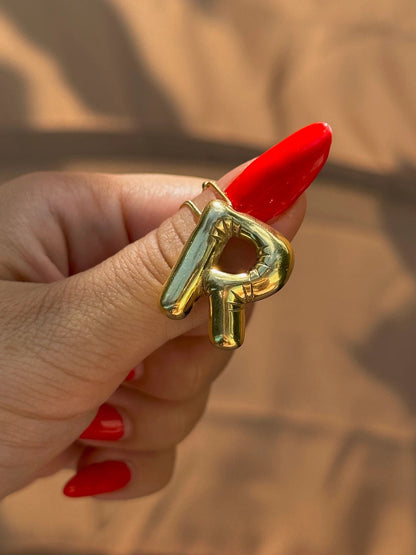 Balloon Alphabet Pendant '18k Gold Plated'