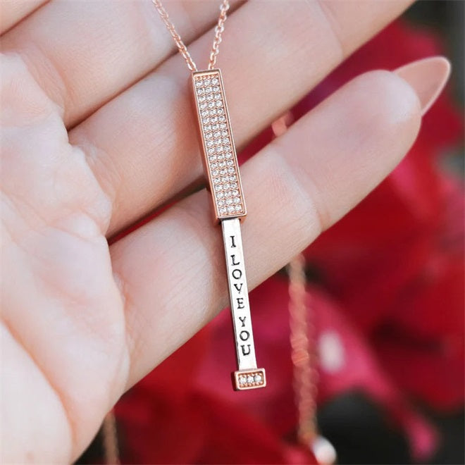 Secret Message “I Love You” Necklace