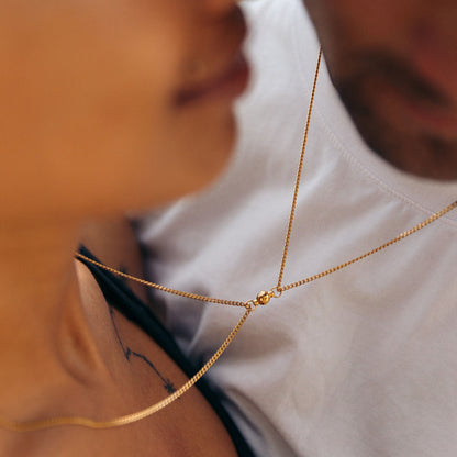 🌟 HOT SALE 🔥-Magnetic Matching Chain-- A PERSONALISED GIFT FOR HIM/HER