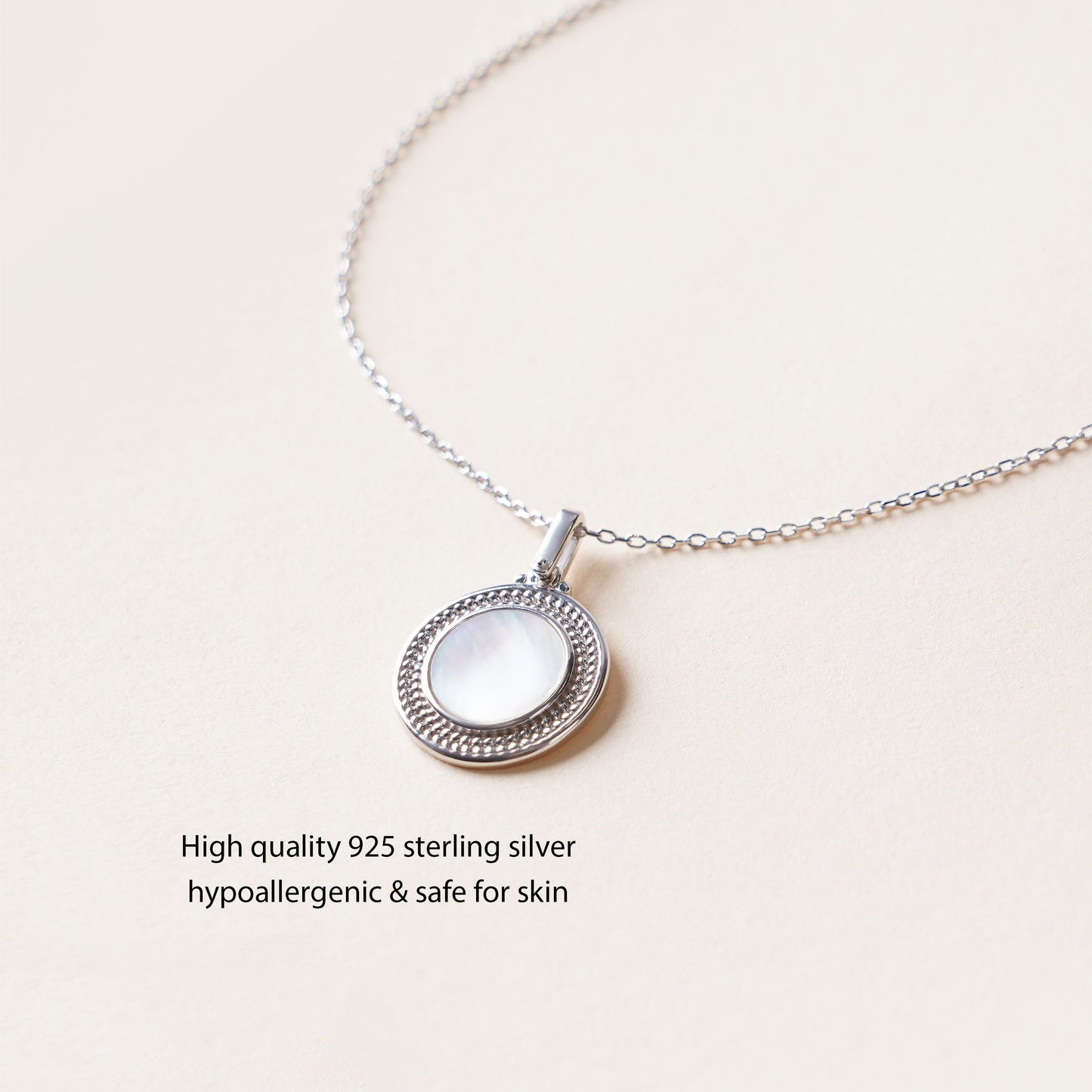 🎁GIFT FOR HER-Natural Mother Of Pearl Shell Necklace🐚