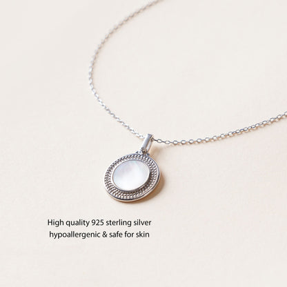 🎁GIFT FOR HER-Natural Mother Of Pearl Shell Necklace🐚