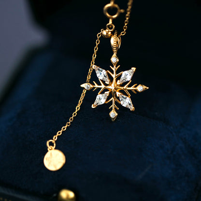 🎄CHRISTMAS PRE SALE 80% OFF❄Gold Snowflake Necklace