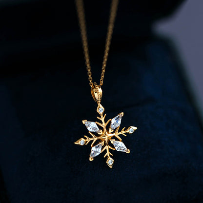 🎄CHRISTMAS PRE SALE 80% OFF❄Gold Snowflake Necklace