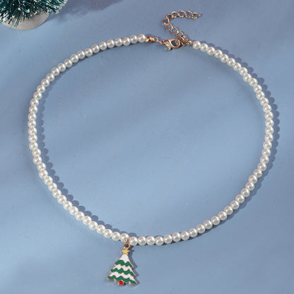🎄CHRISTMAS HOT SALE❄Pearl Christmas Necklace