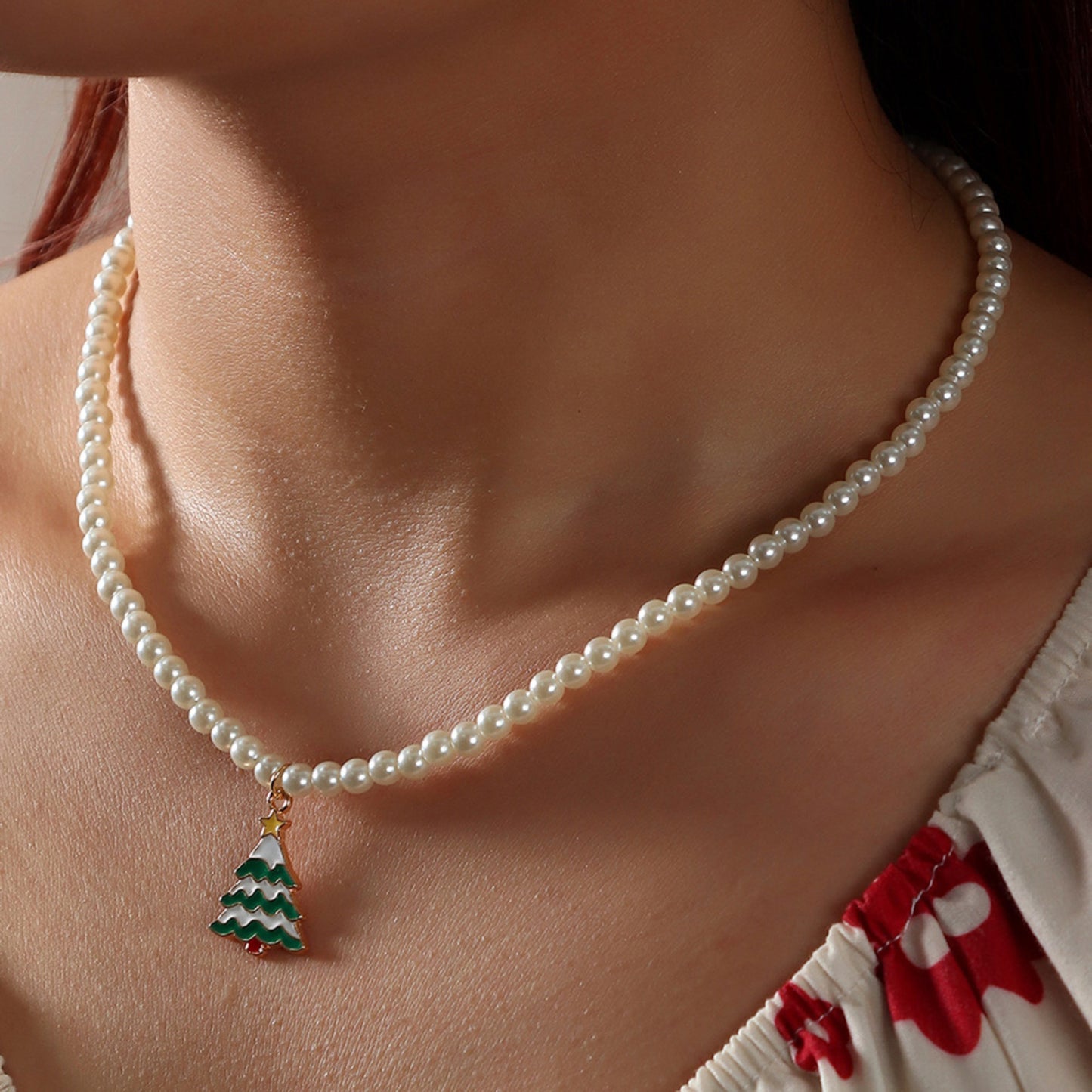 🎄CHRISTMAS HOT SALE❄Pearl Christmas Necklace