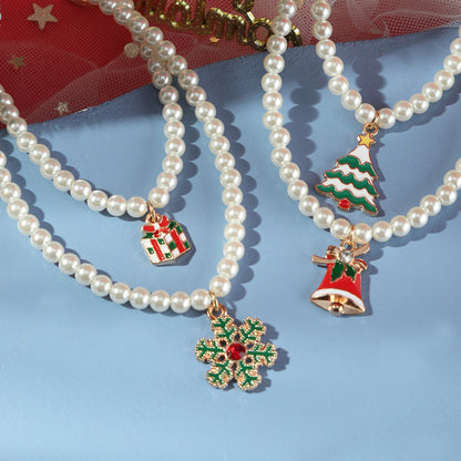 🎄CHRISTMAS HOT SALE❄Pearl Christmas Necklace