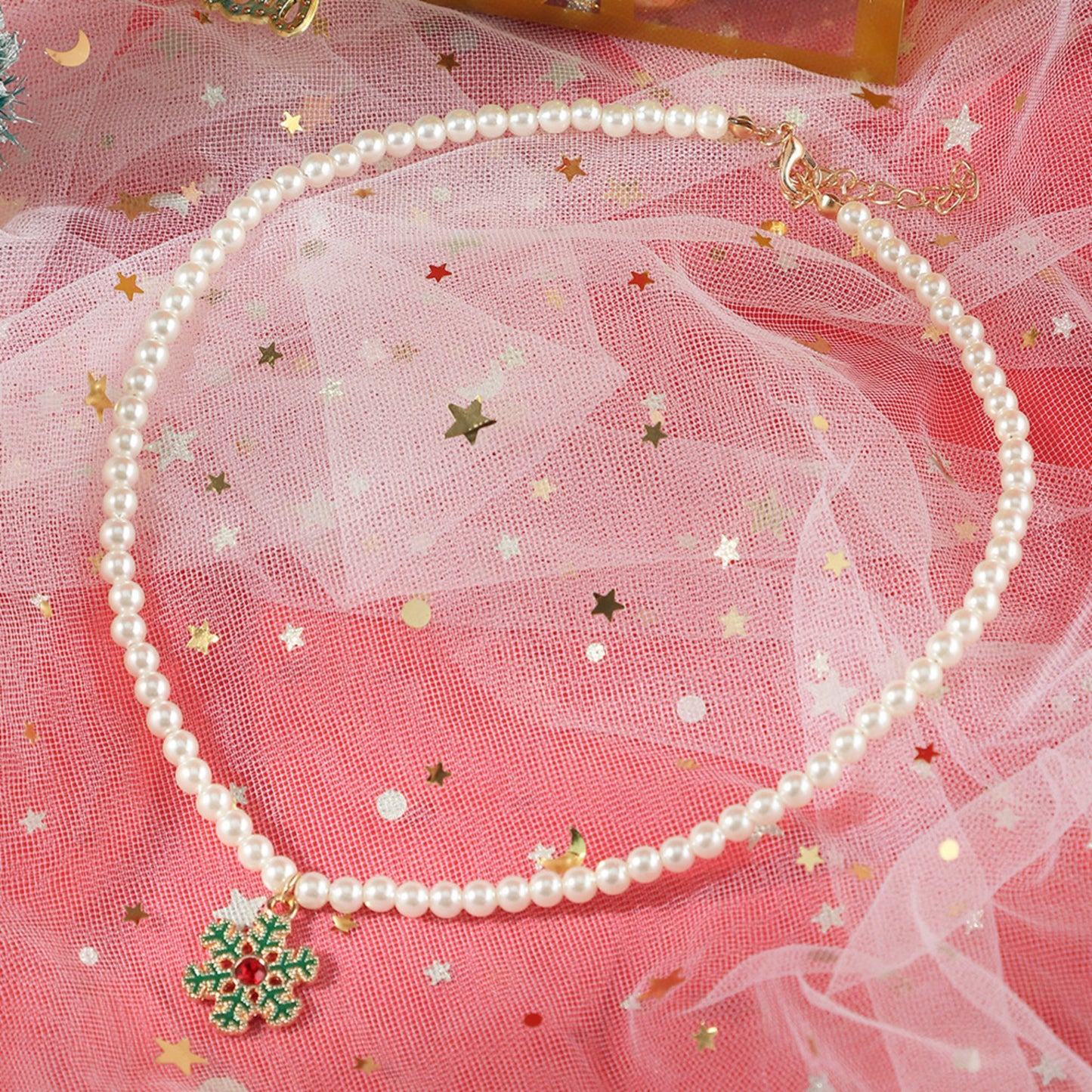 🎄CHRISTMAS HOT SALE❄Pearl Christmas Necklace