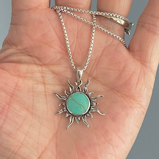 Turquoise Sun Necklace
