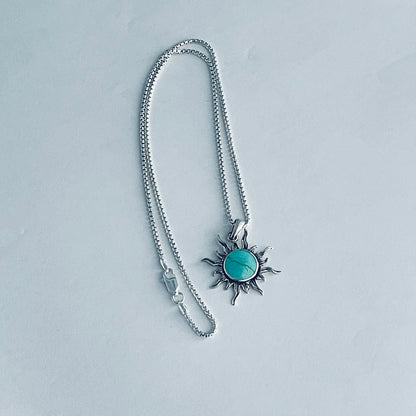 Turquoise Sun Necklace