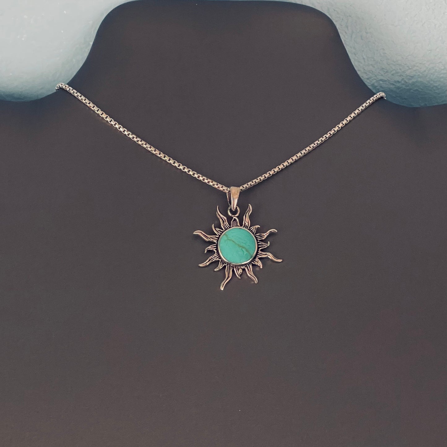 Turquoise Sun Necklace
