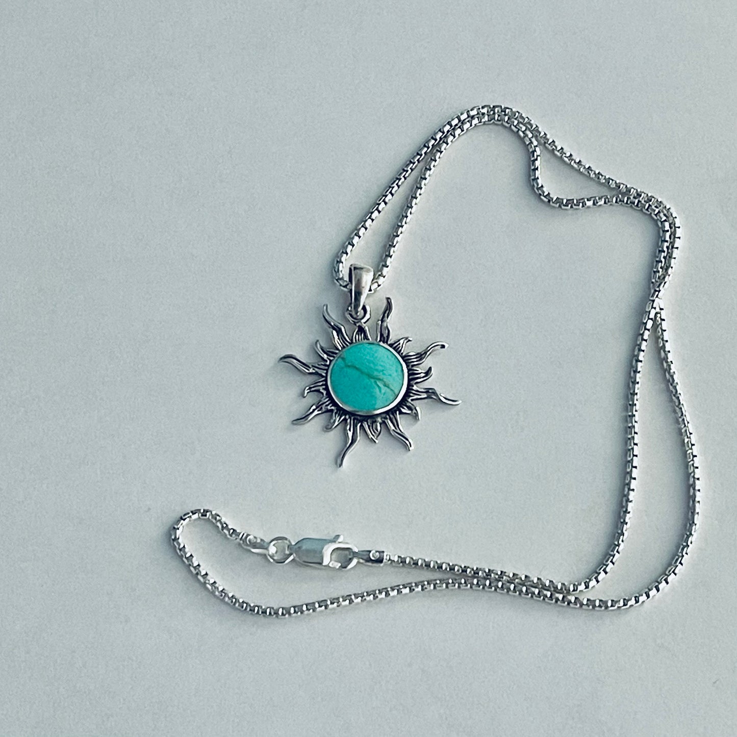 Turquoise Sun Necklace