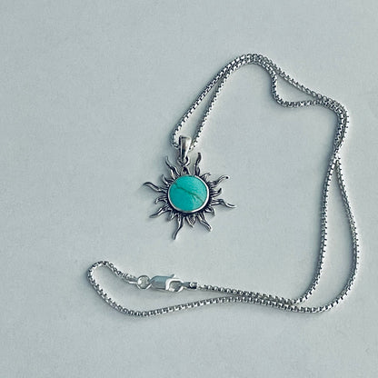 Turquoise Sun Necklace
