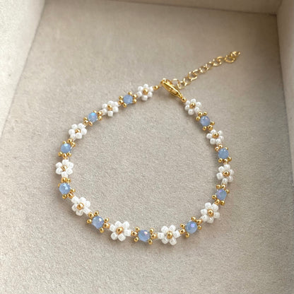 🌼Beaded Flower Bracelet